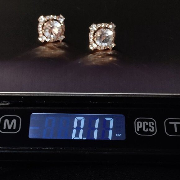 Kate Spade New York Gold Tone Rhinstone Stud Earrings - Picture 5 of 7